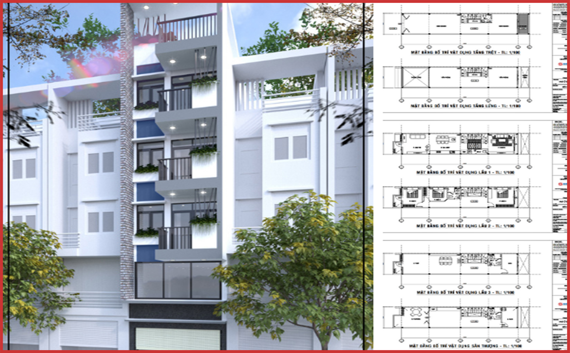 MẪU NHÀ ỐNG 6 TẦNG 4*18 ĐẸP KẾT HỢP LÀM VĂN PHÒNG VÀ KINH DOANH 